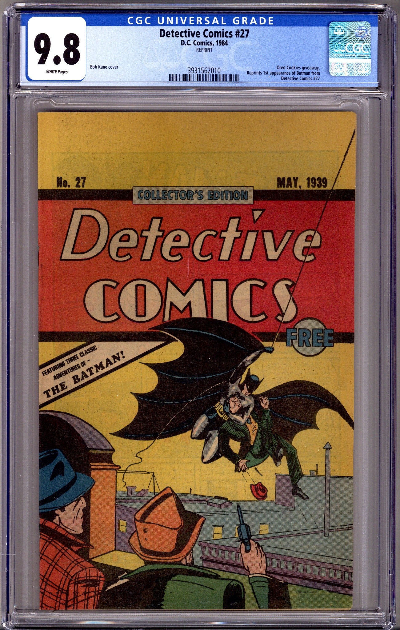 Detective Comics #27 Oreo Cookies Giveaway Reprint [nn] CGC 9.8 (NM/M) (1984) 
