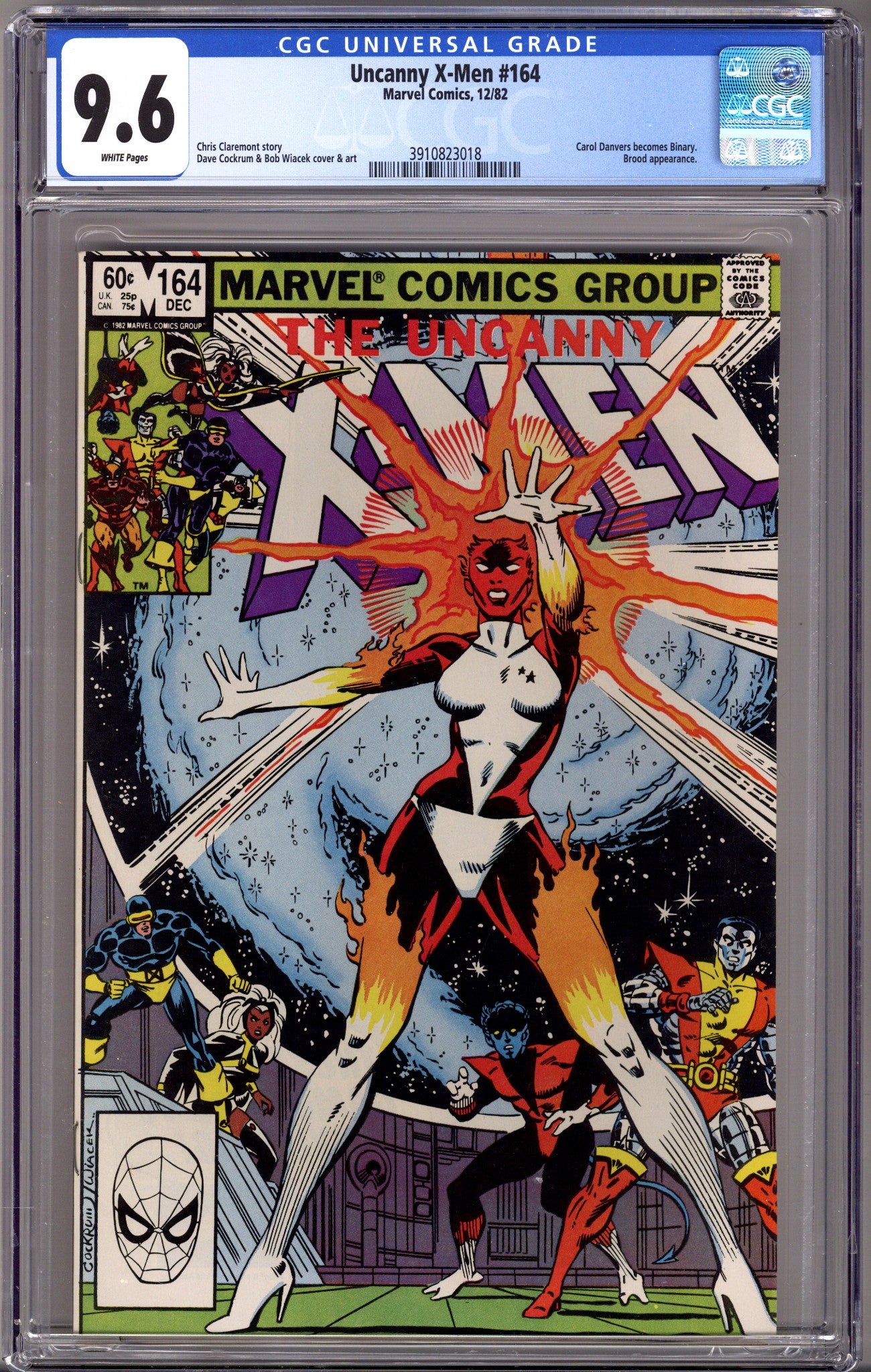 The Uncanny X-Men Vol 1 164 CGC 9.6 (NM+) (1982) 