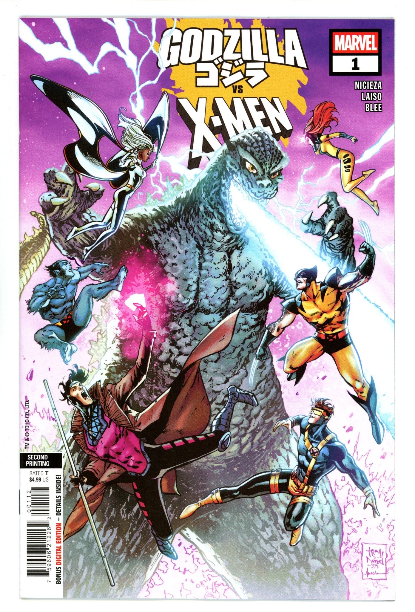 Godzilla Vs. X-Men 1 2Nd Print (2025)