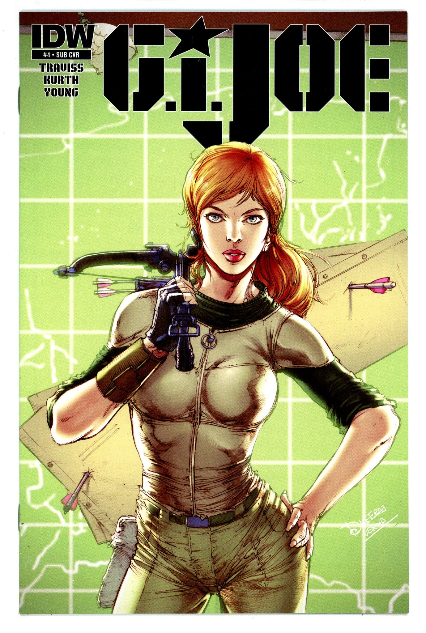 G.I. Joe Vol 4 4 VF/NM (9.0) (2014) Verma Variant 
