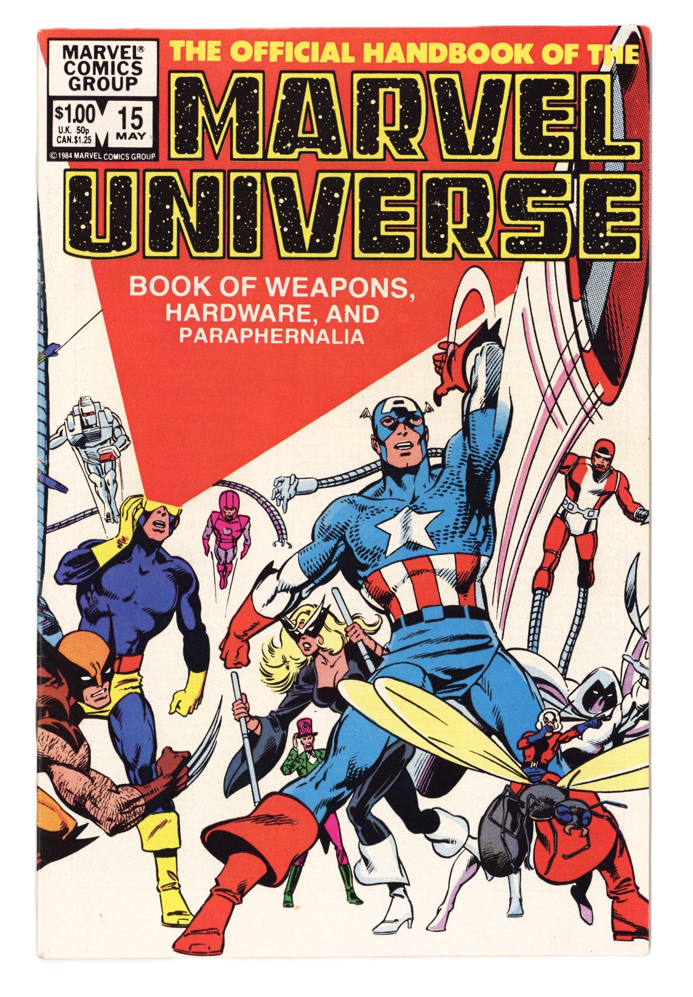 The Official Handbook of the Marvel Universe Vol 1 15 High Grade (1984) 