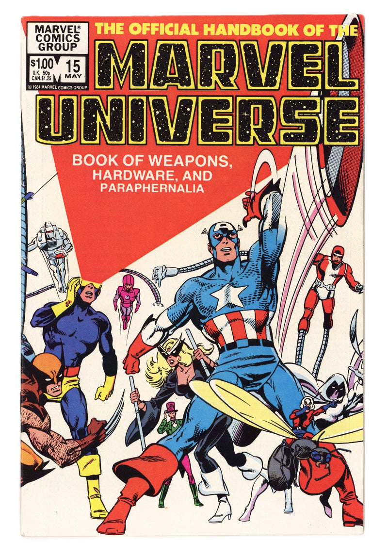 The Official Handbook of the Marvel Universe Vol 1 15 High Grade (1984) 