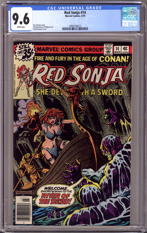 Red Sonja Vol 1 14 CGC 9.6 (NM+) (1979)