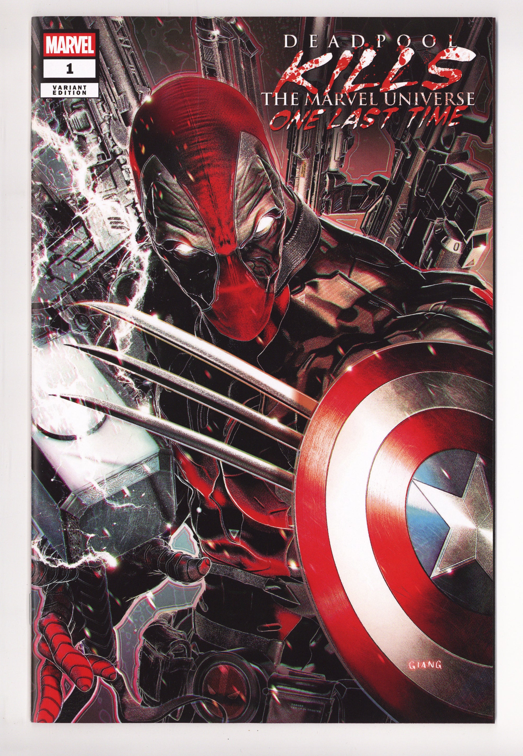 Deadpool Kills the Marvel Universe One Last Time 1 NM- (9.2) (2025) Giang Exclusive Variant 