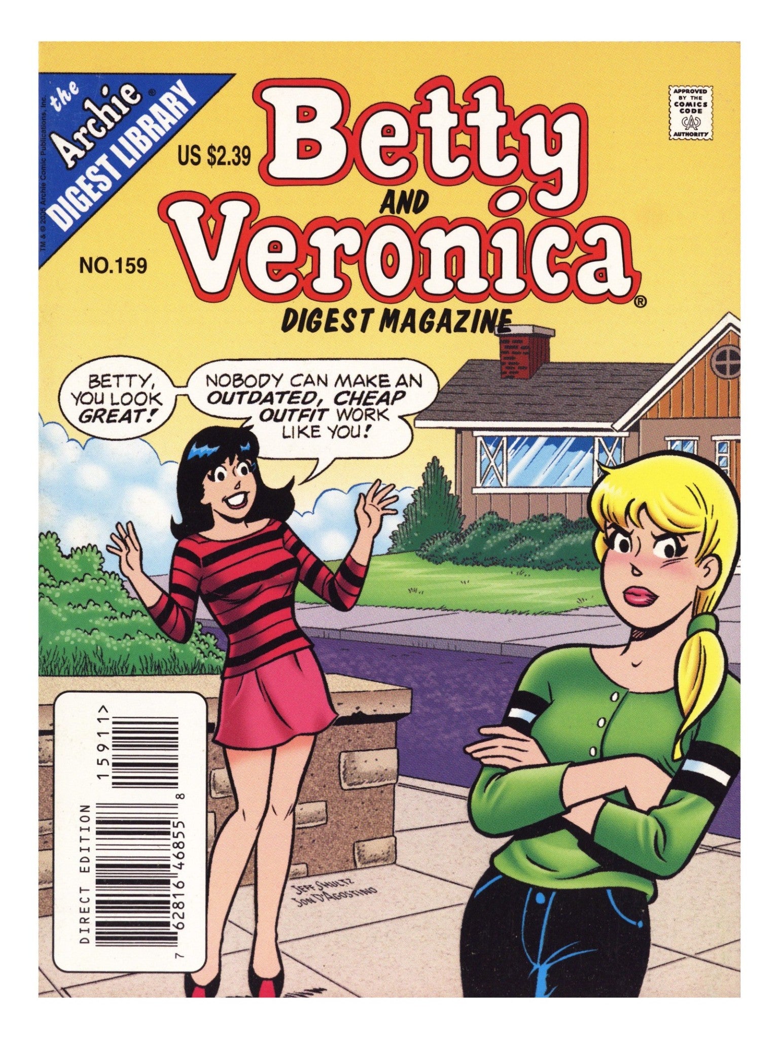 Betty and Veronica Comics Digest Magazine 159 High Grade (2005) 