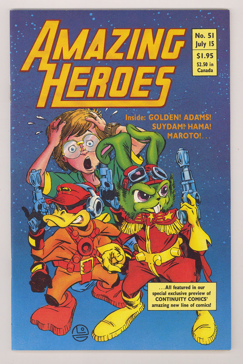 Amazing Heroes 51 VF+ (8.5) (1984) 