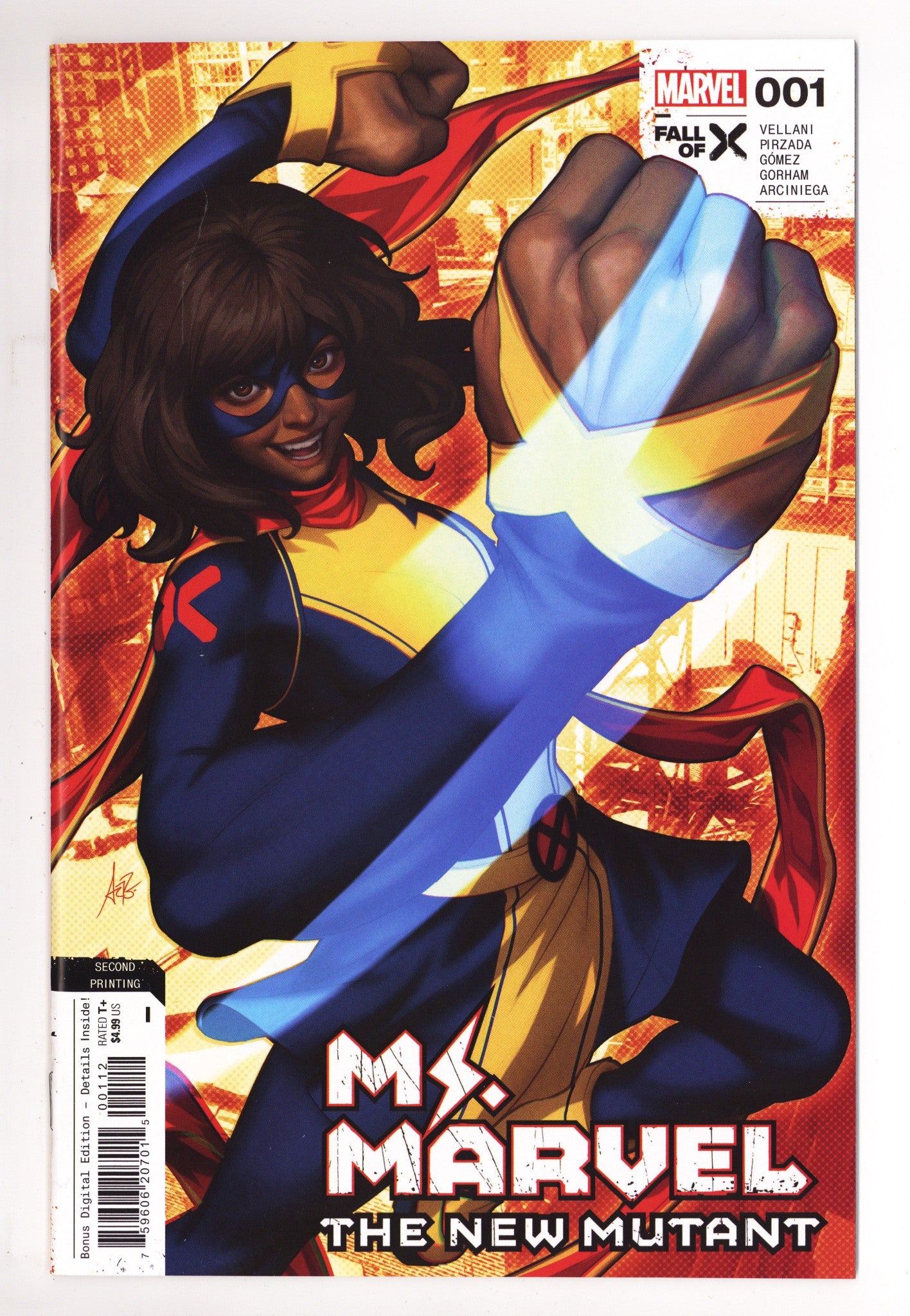 Ms. Marvel: The New Mutant 1 High Grade (2023) 2nd Print 