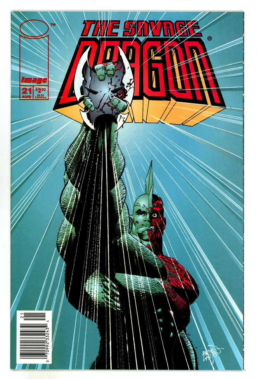 Savage Dragon Vol 2 21 VF+ (8.5) (1995) Newsstand 