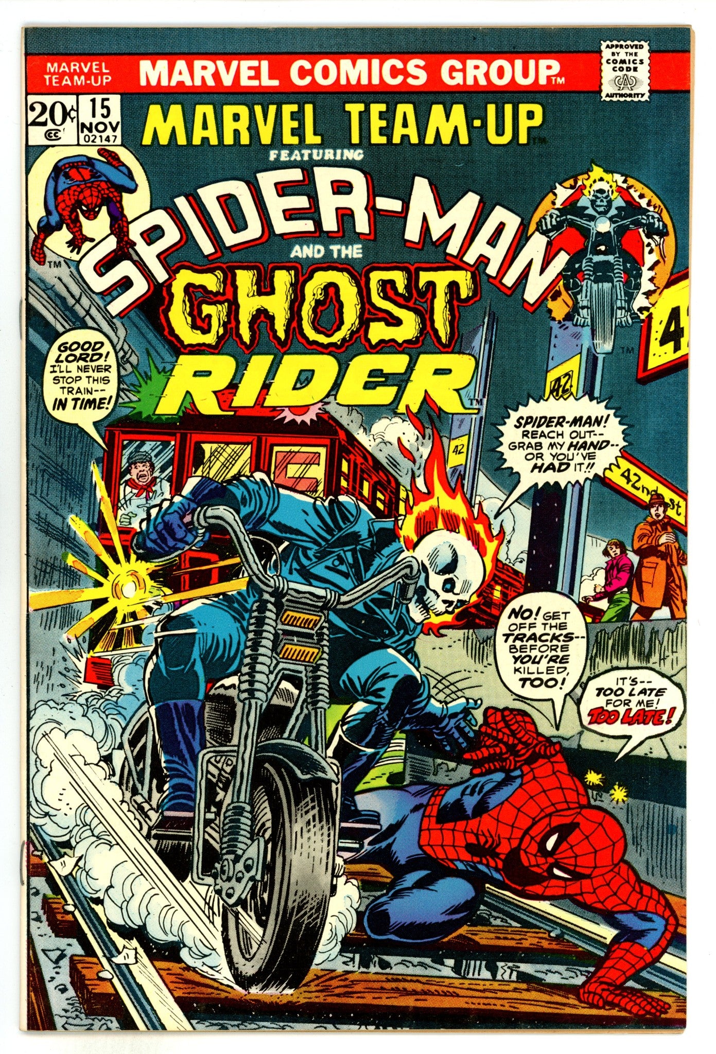 Marvel Team-Up Vol 1 15 VF+ (8.5) (1973) 