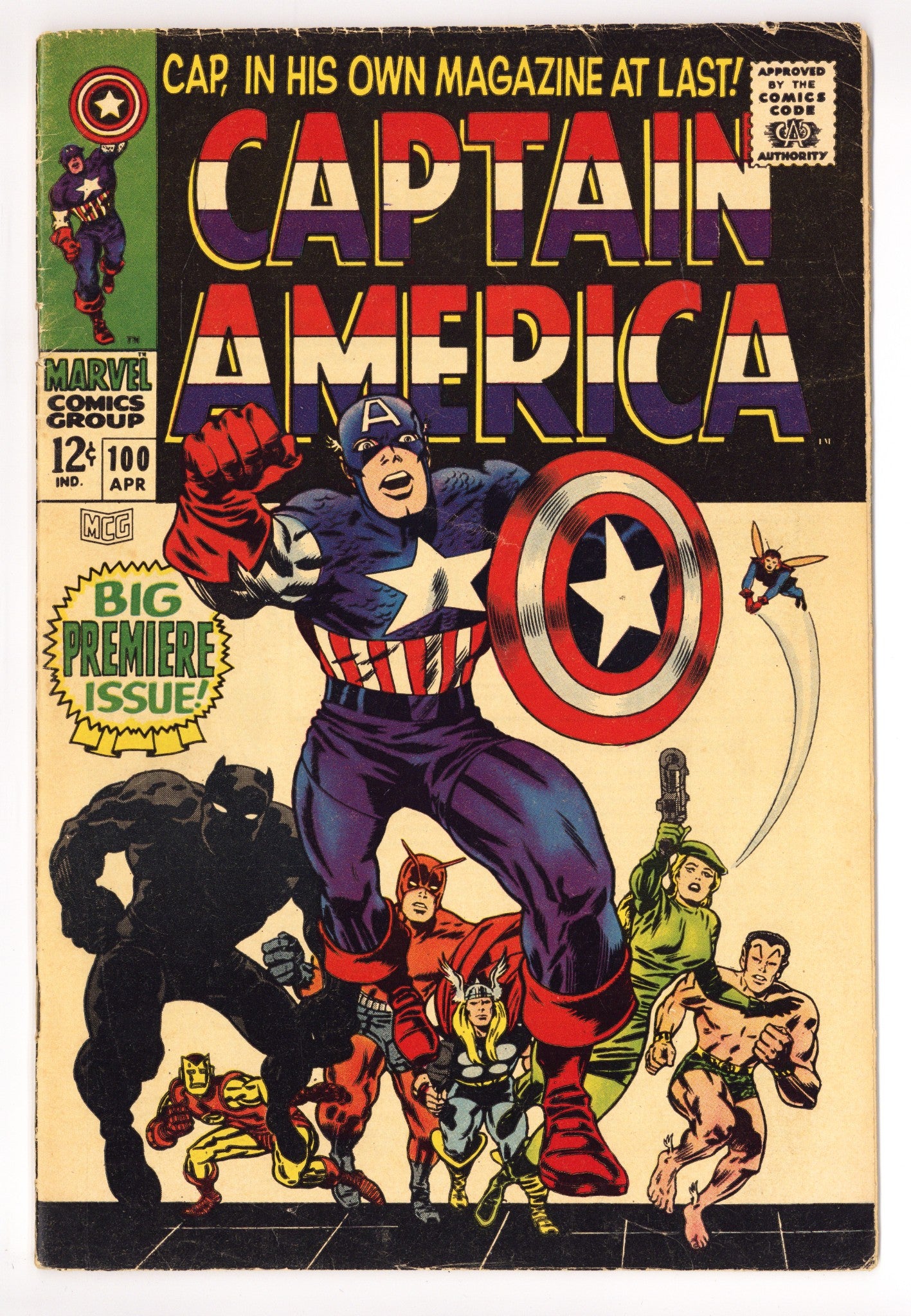 Captain America Vol 1 100 VG (4.0) (1968) 