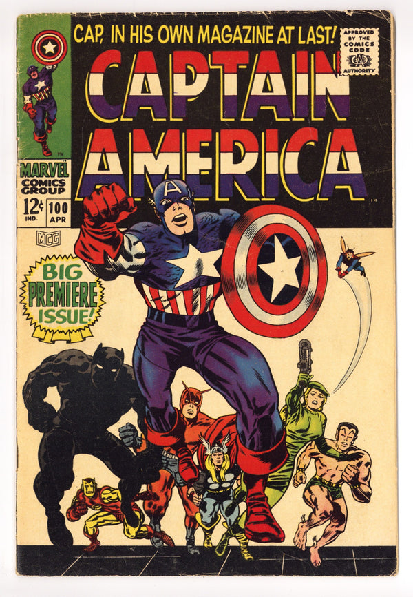 Captain America Vol 1 100 VG (4.0) (1968)