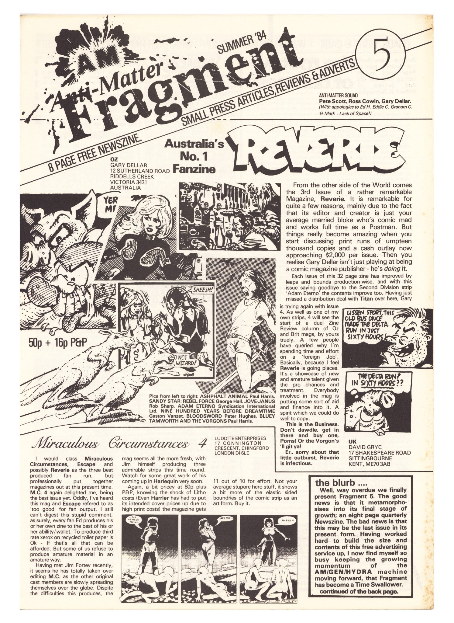Anti-Matter Fragment 5 FN (6.0) (1984) 
