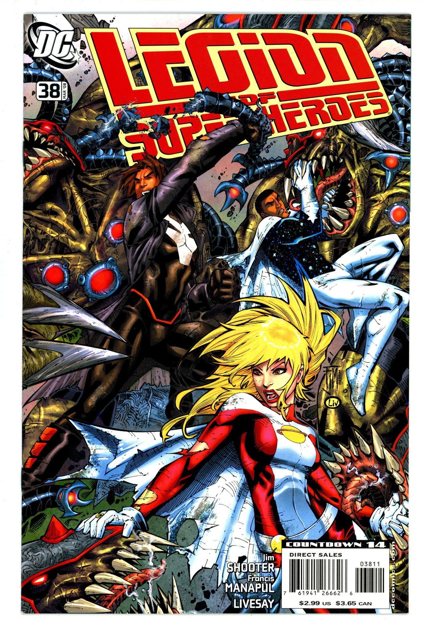 Legion of Super-Heroes Vol 5 38 High Grade (2008) 