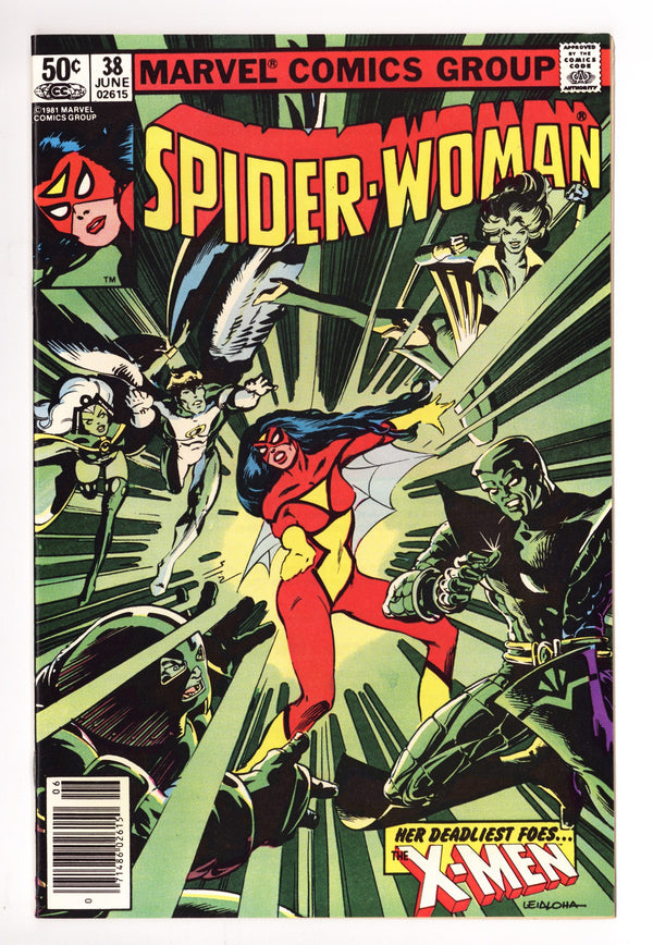Spider-Woman Vol 1 38 VF+ (8.5) (1981) Newsstand