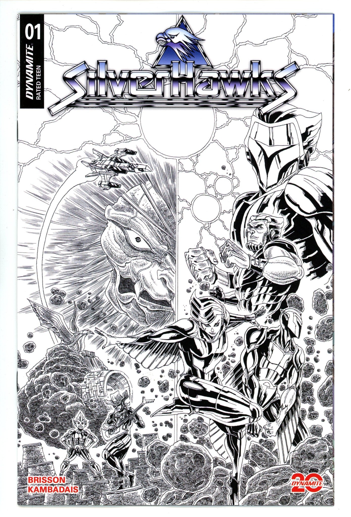 Silverhawks 1 Stokoe B&W Incentive Variant NM (2025)