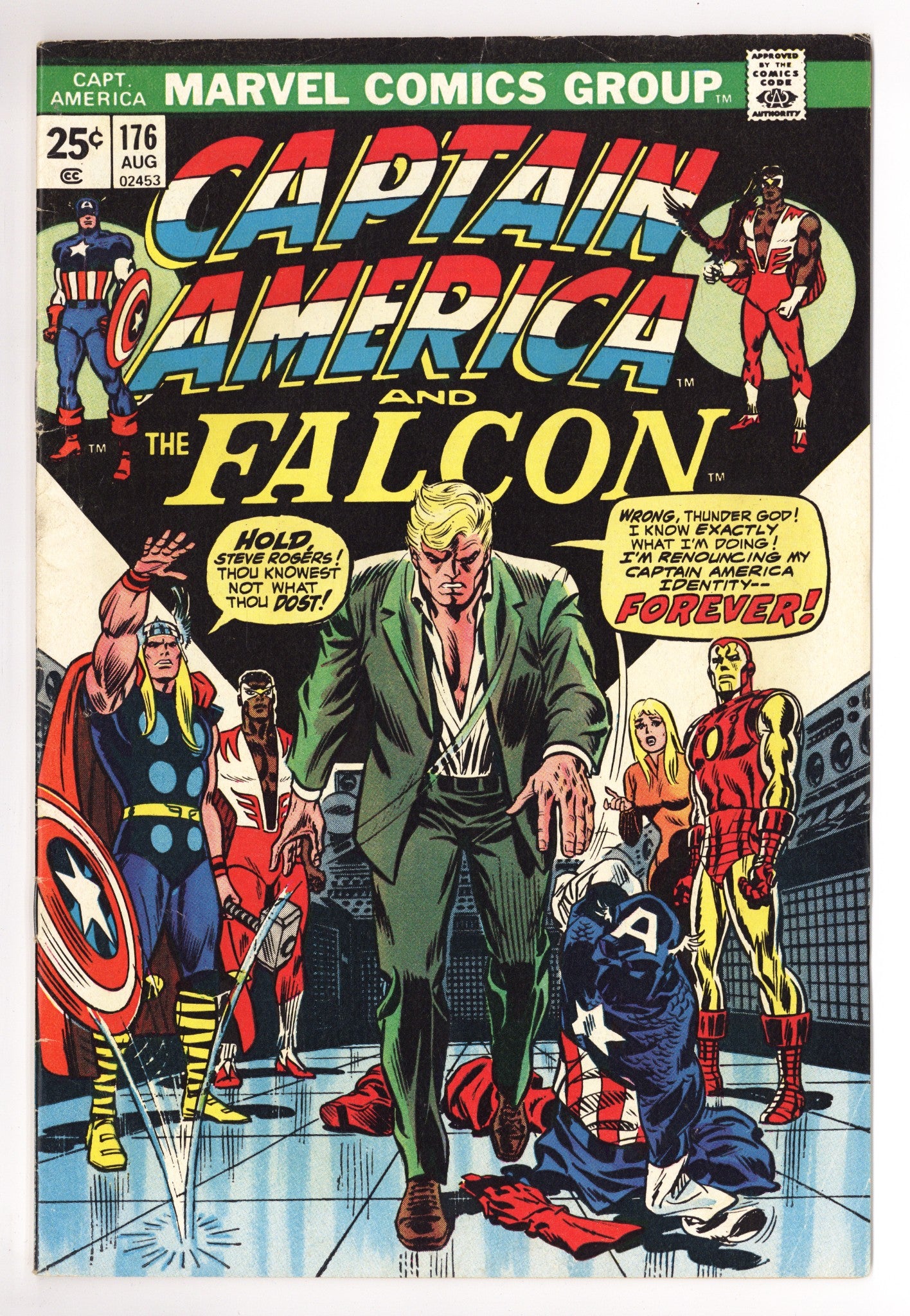 Captain America Vol 1 176 VG/FN (5.0) No MVS (1974) 