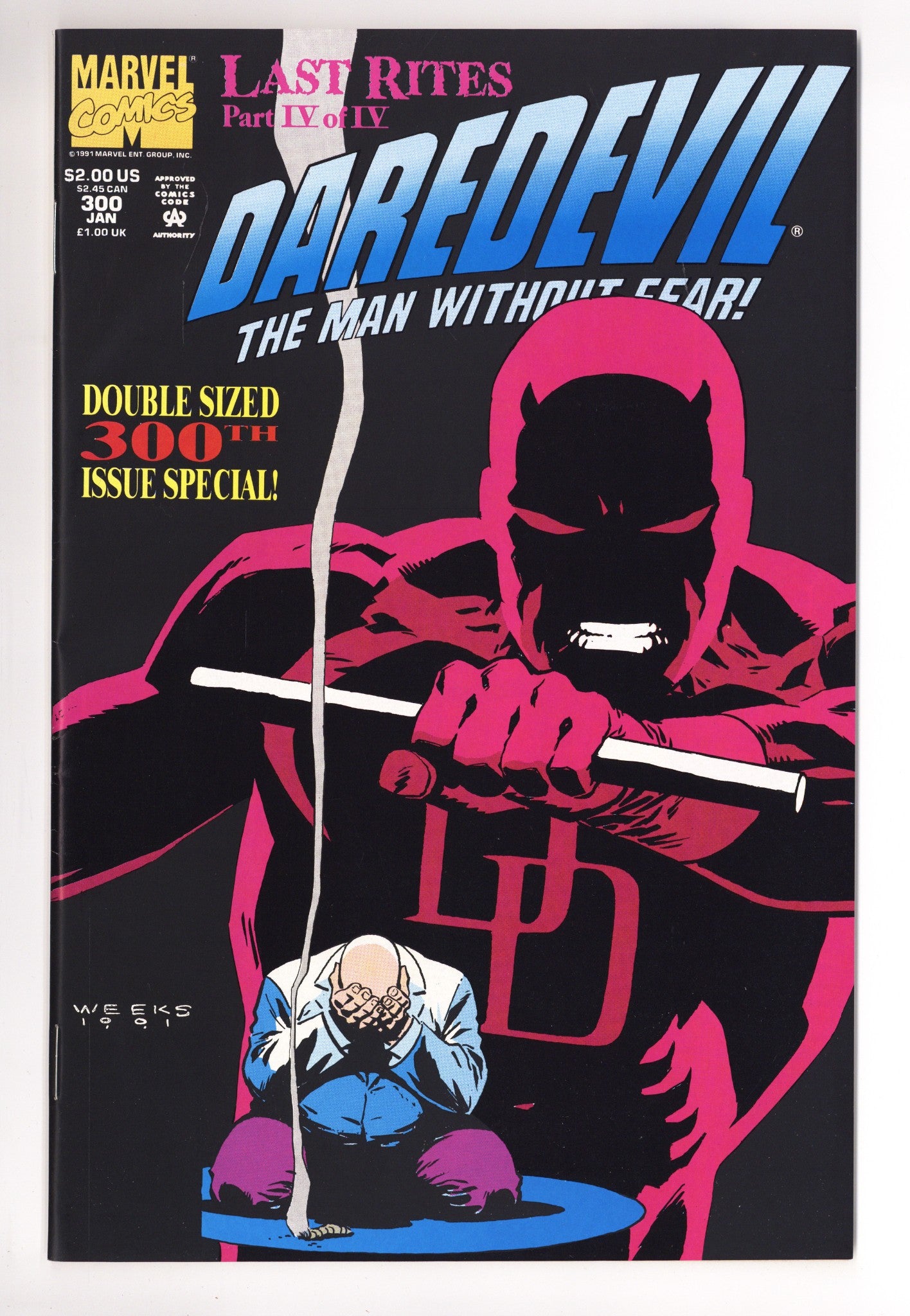 Daredevil Vol 1 300 Mid Grade (1992) 