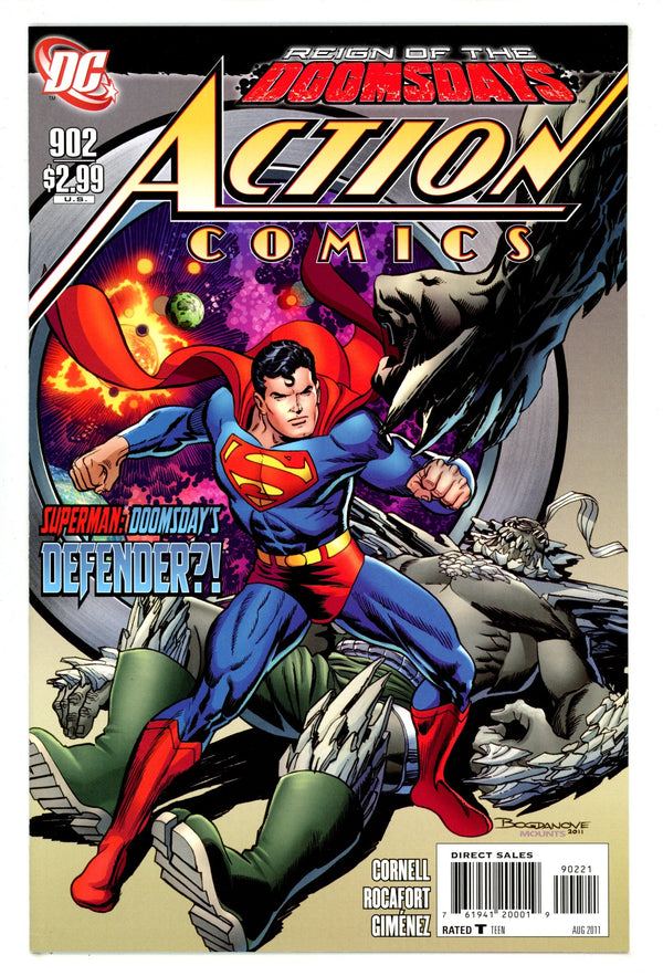 Action Comics Vol 1 902 High Grade (2011) Bogdanove Variant