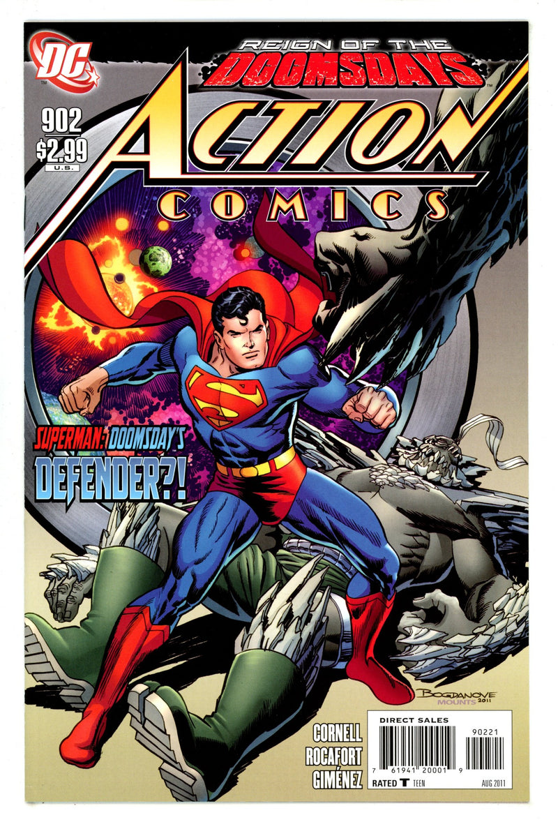 Action Comics Vol 1 902 High Grade (2011) Bogdanove Variant 