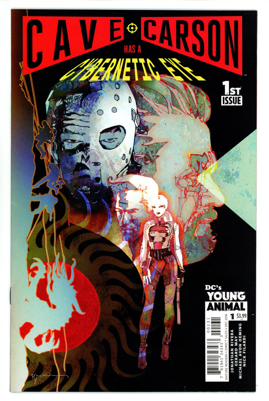 Cave Carson Has a Cybernetic Eye 1 High Grade (2016) Sienkiewicz Variant 