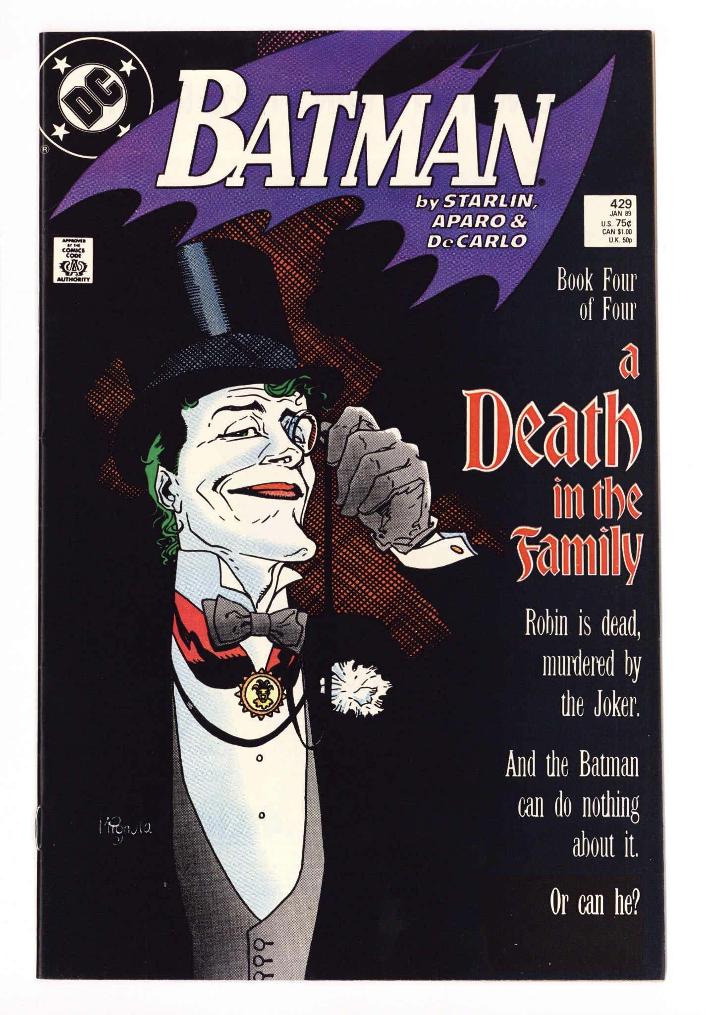 Batman Vol 1 429 VF (8.0) (1989) 