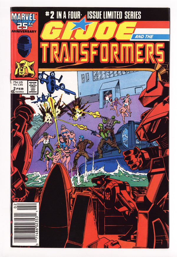 G.I. Joe and the Transformers 2 High Grade (1987) Newsstand