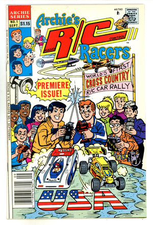Archie's R/C Racers 1 FN+ (6.5) (1989) Canadian Price Variant