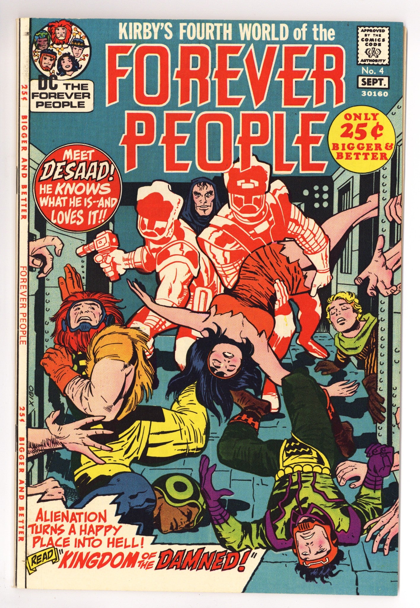 The Forever People Vol 1 4 VF+ (8.5) (1971) 