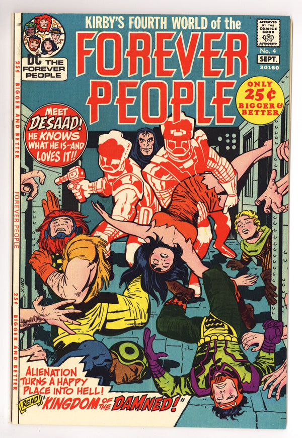 The Forever People Vol 1 4 VF+ (8.5) (1971)
