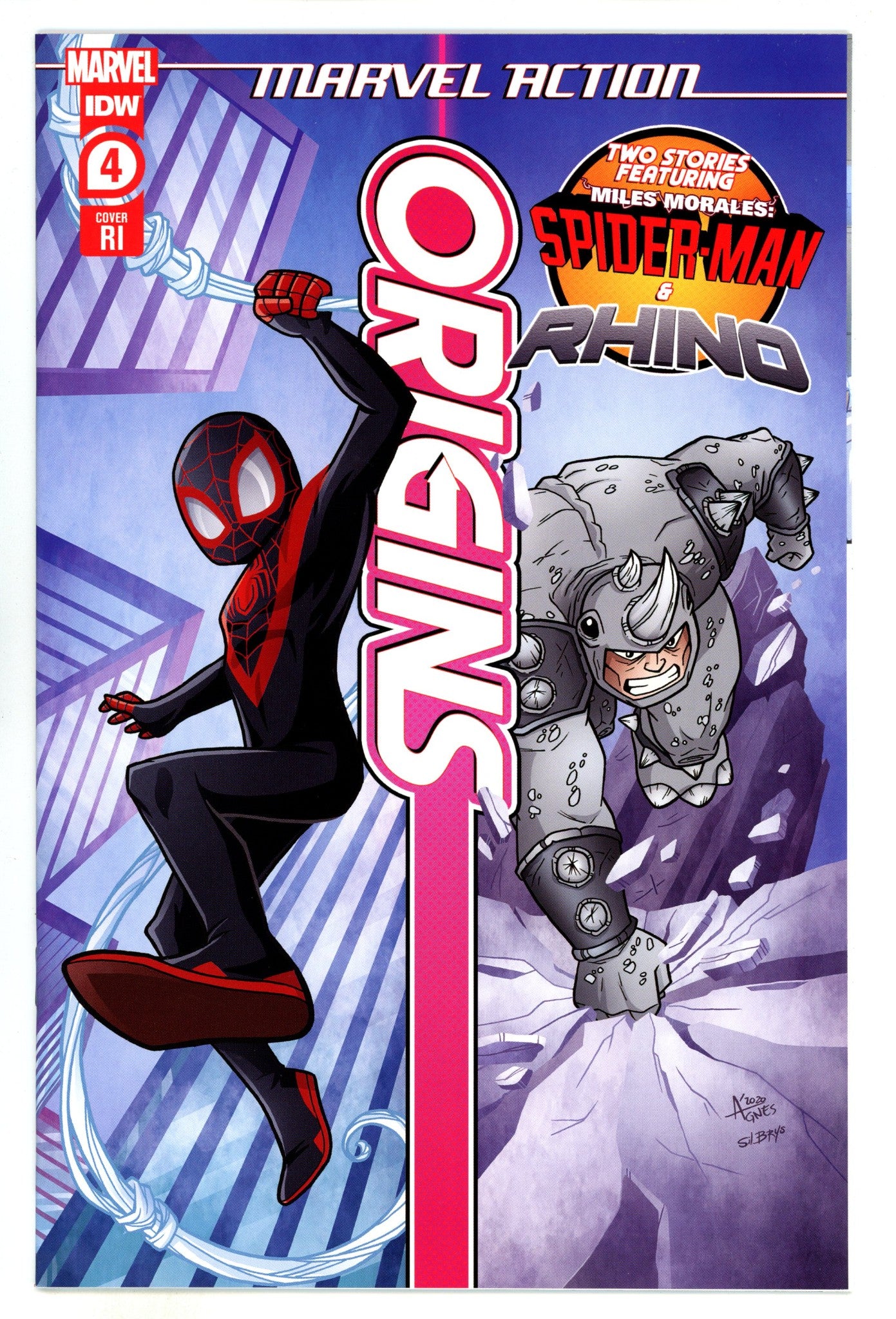 Marvel Action: Origins 4 NM (9.4) (2021) Garbowska Incentive Variant 