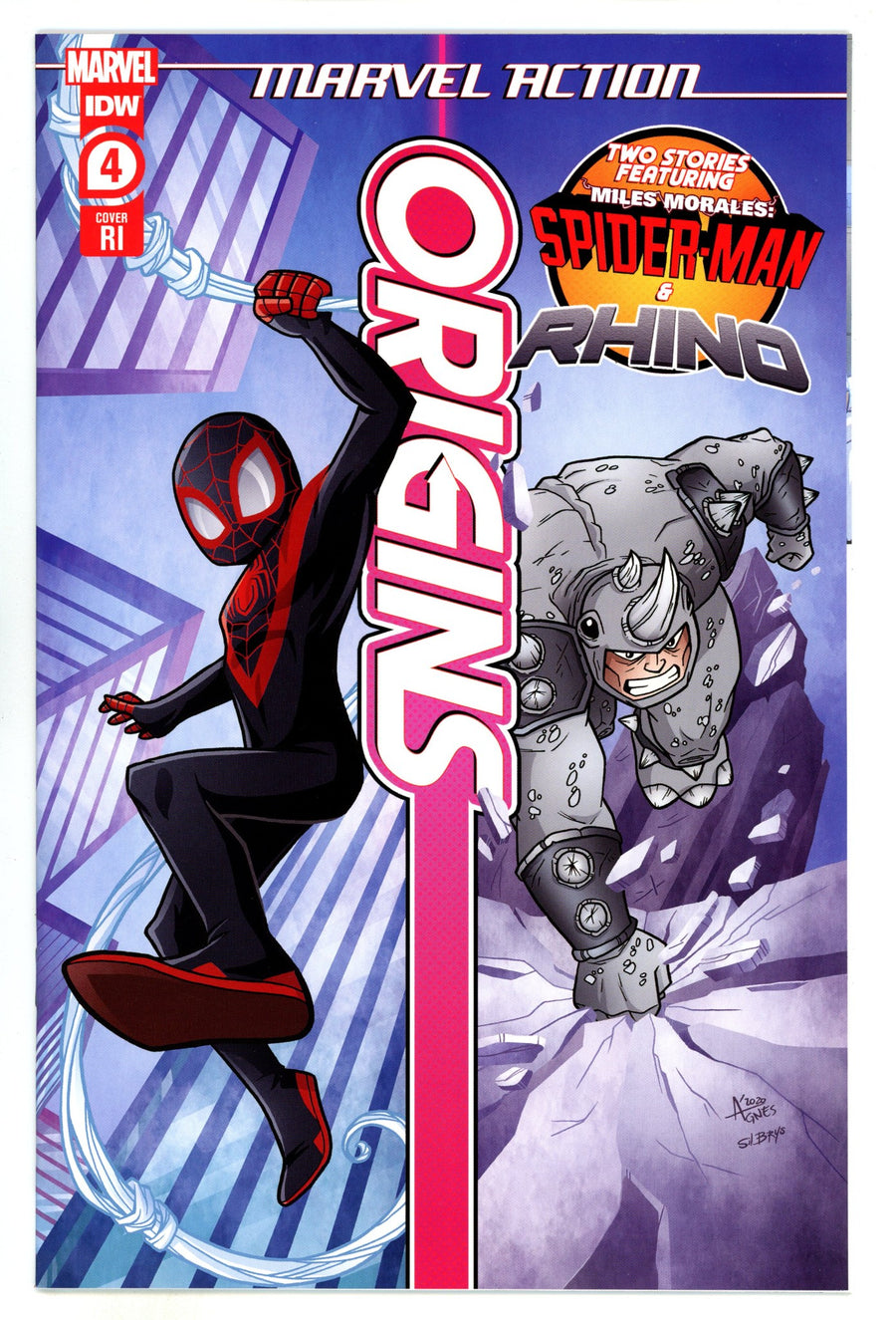 Marvel Action: Origins 4 NM (9.4) (2021) Garbowska Incentive Variant 