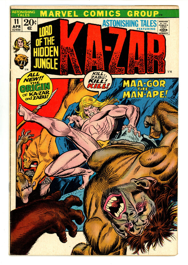 Astonishing Tales Vol 1 11 FN- (5.5) (1972)