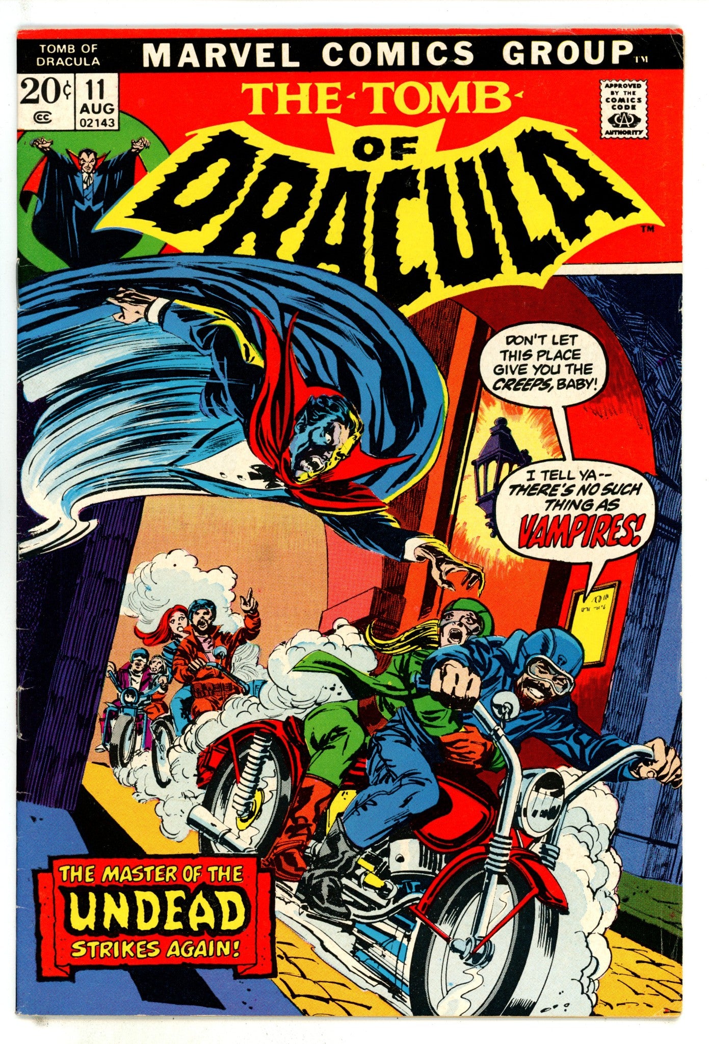 Tomb of Dracula Vol 1 11 FN- (5.5) (1973) 