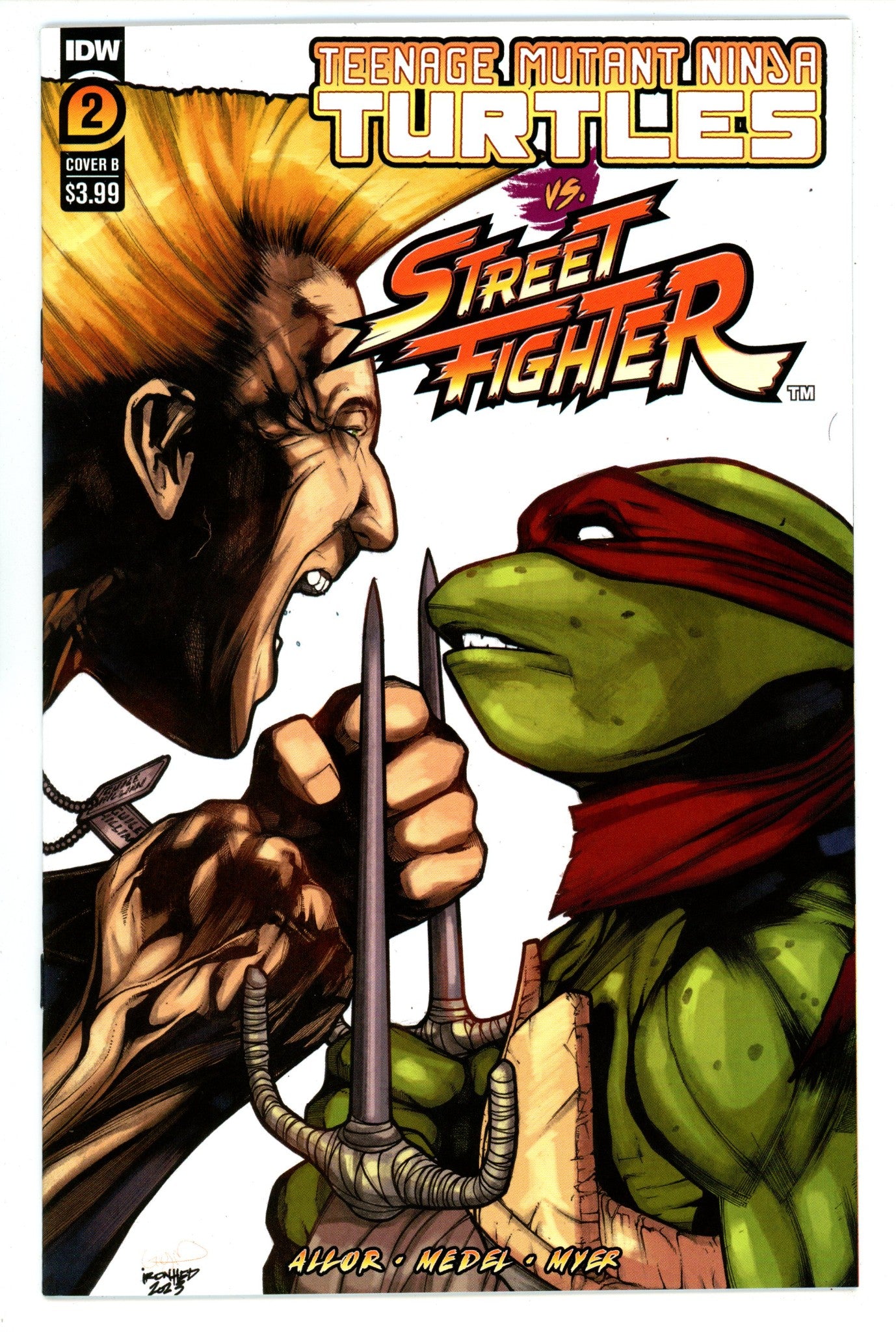 Teenage Mutant Ninja Turtles vs. Street Fighter 2 High Grade (2023) Sanchez Variant 