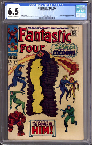 Fantastic Four Vol 1 67 CGC 6.5 (FN+) (1967)