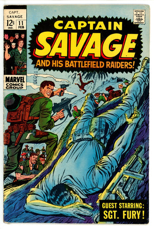 Capt. Savage and His Leatherneck Raiders 11 VG/FN (5.0) (1969)