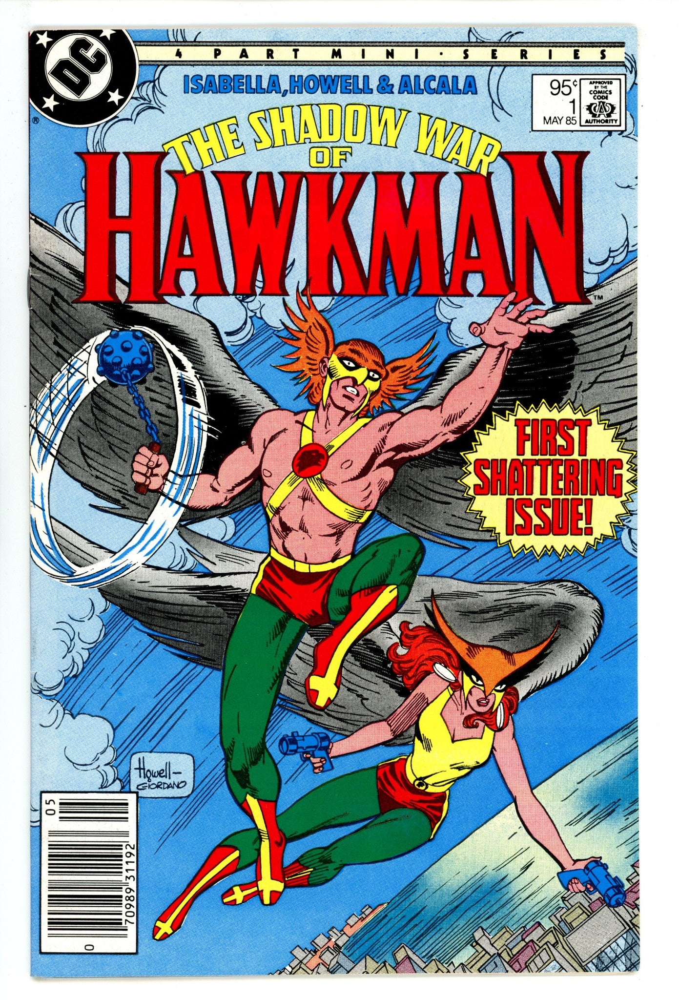 The Shadow War of Hawkman 1 VF- (7.5) (1985) Canadian Price Variant 