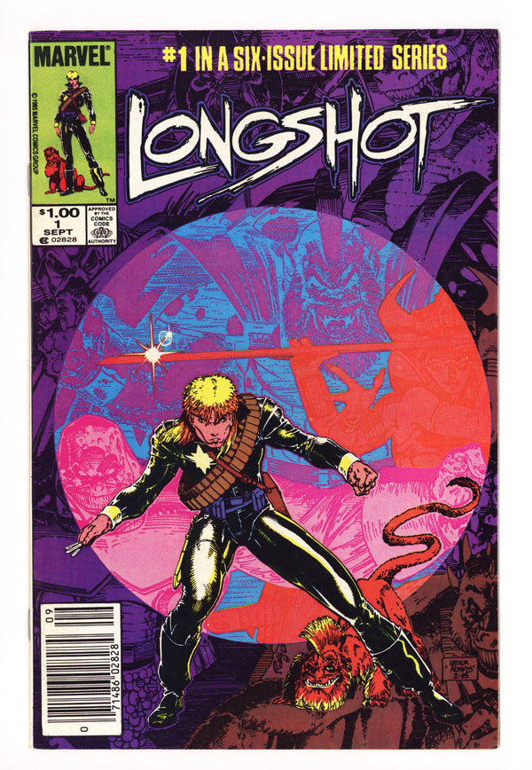 Longshot Vol 1 1 VF- (7.5) (1985) Canadian Price Variant