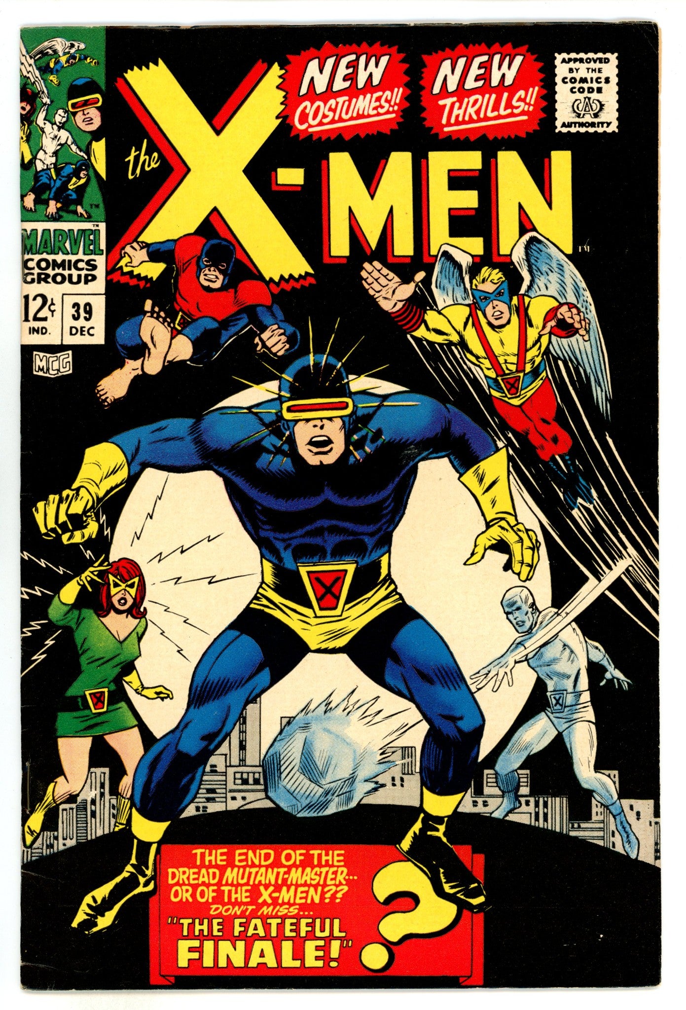 The X-Men Vol 1 39  FN/VF (7.0)  (1967)  