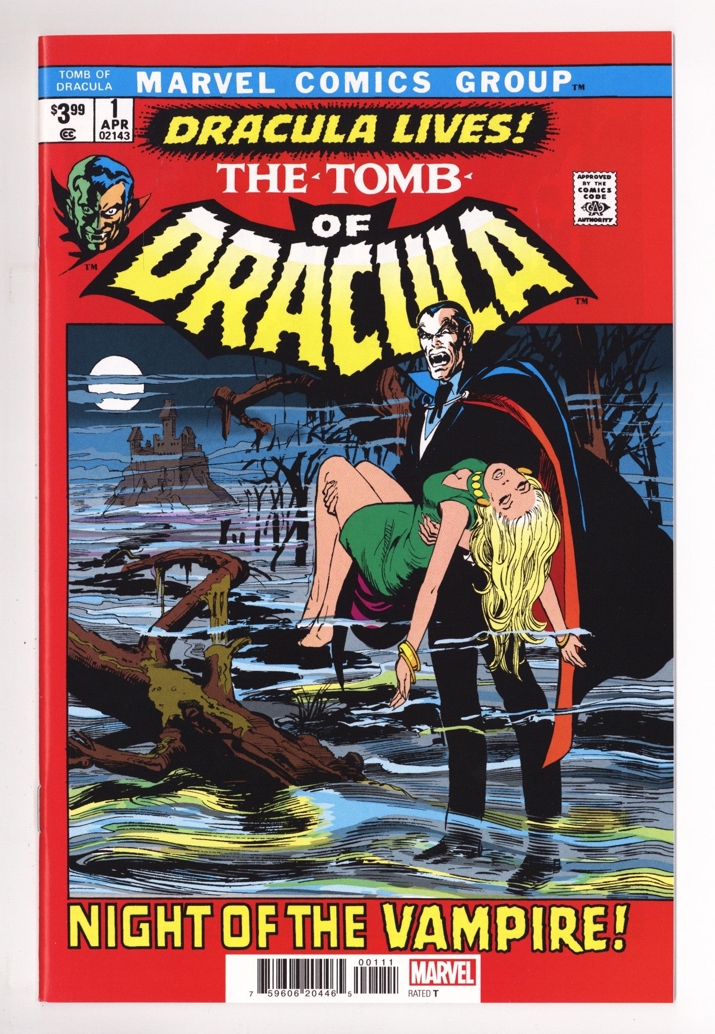 Tomb of Dracula No. 1 Facsimile Edition   [nn]  High Grade   (2022)        