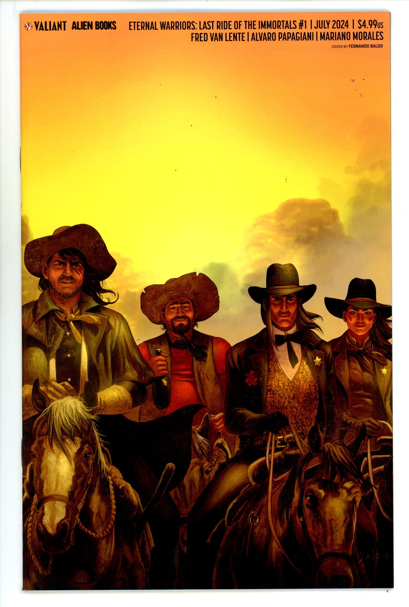 Eternal Warriors Last Ride Immortals  1 Baldo  Virgin Variant   (2024)