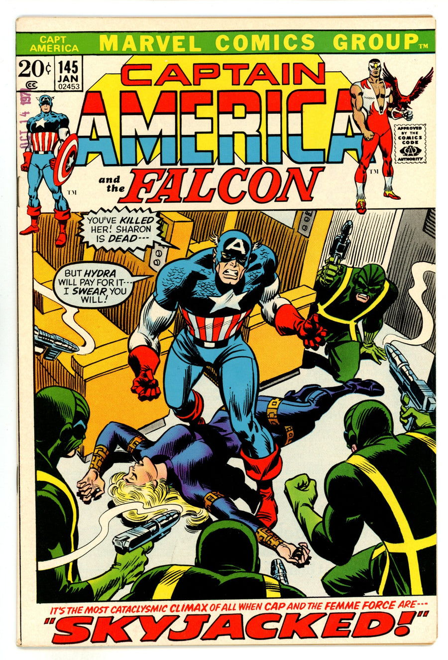 Captain America Vol 1 145 FN/VF (7.0) (1972) 