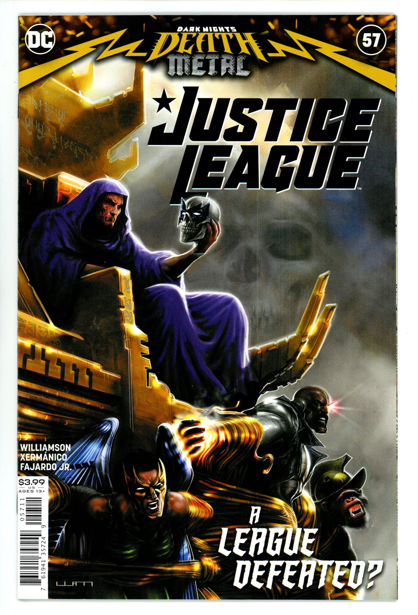 Justice League Vol 3 57 High Grade (2021) 