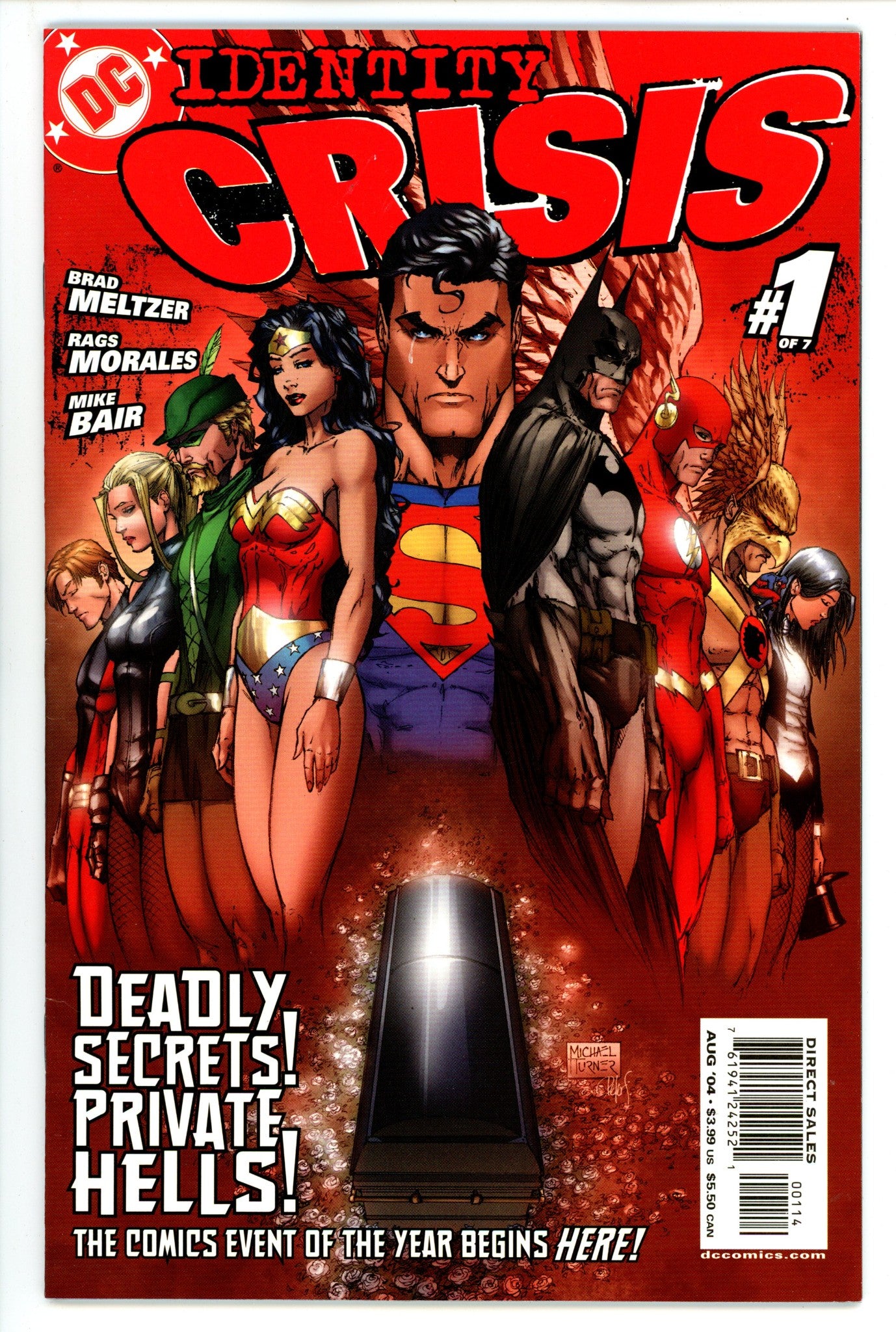 Identity Crisis 1 Mid Grade (2004) 4th Print 