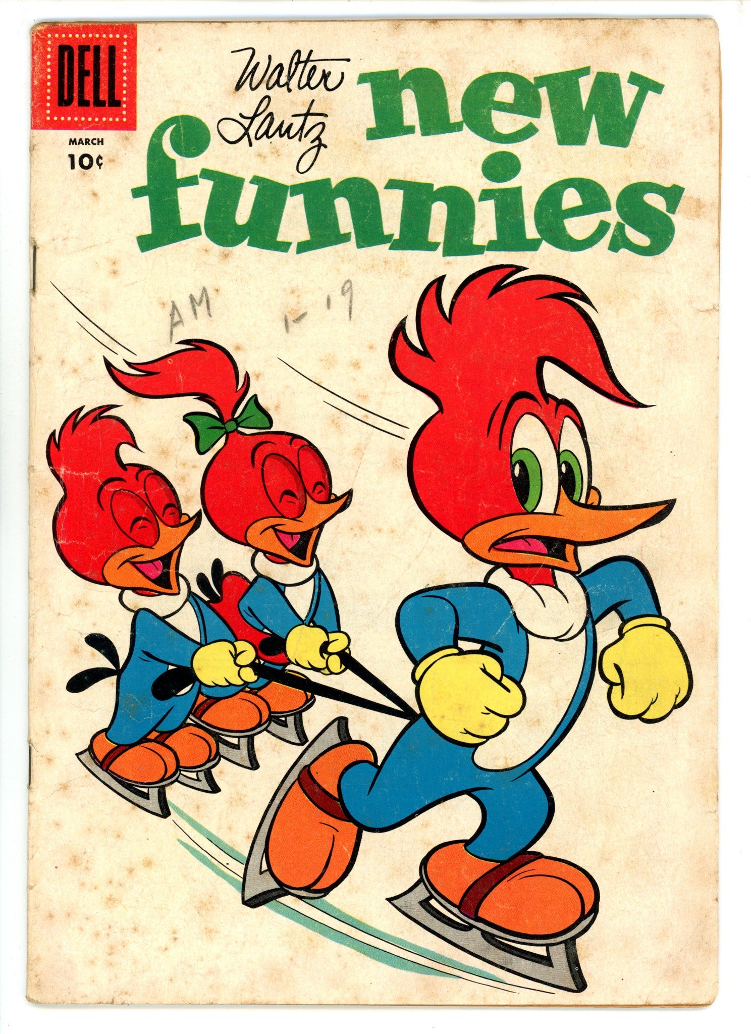 Walter Lantz New Funnies 229 VG (4.0) (1956) 