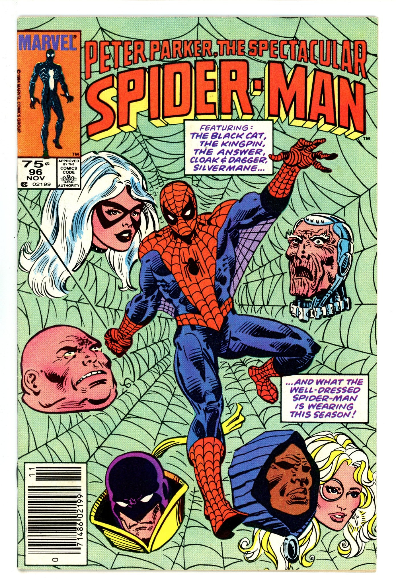 The Spectacular Spider-Man Vol 1 96 FN+ (6.5) (1984) Canadian Price Variant 