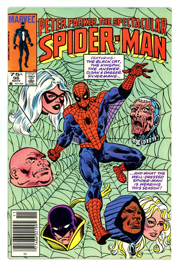 The Spectacular Spider-Man Vol 1 96 FN+ (6.5) (1984) Canadian Price Variant