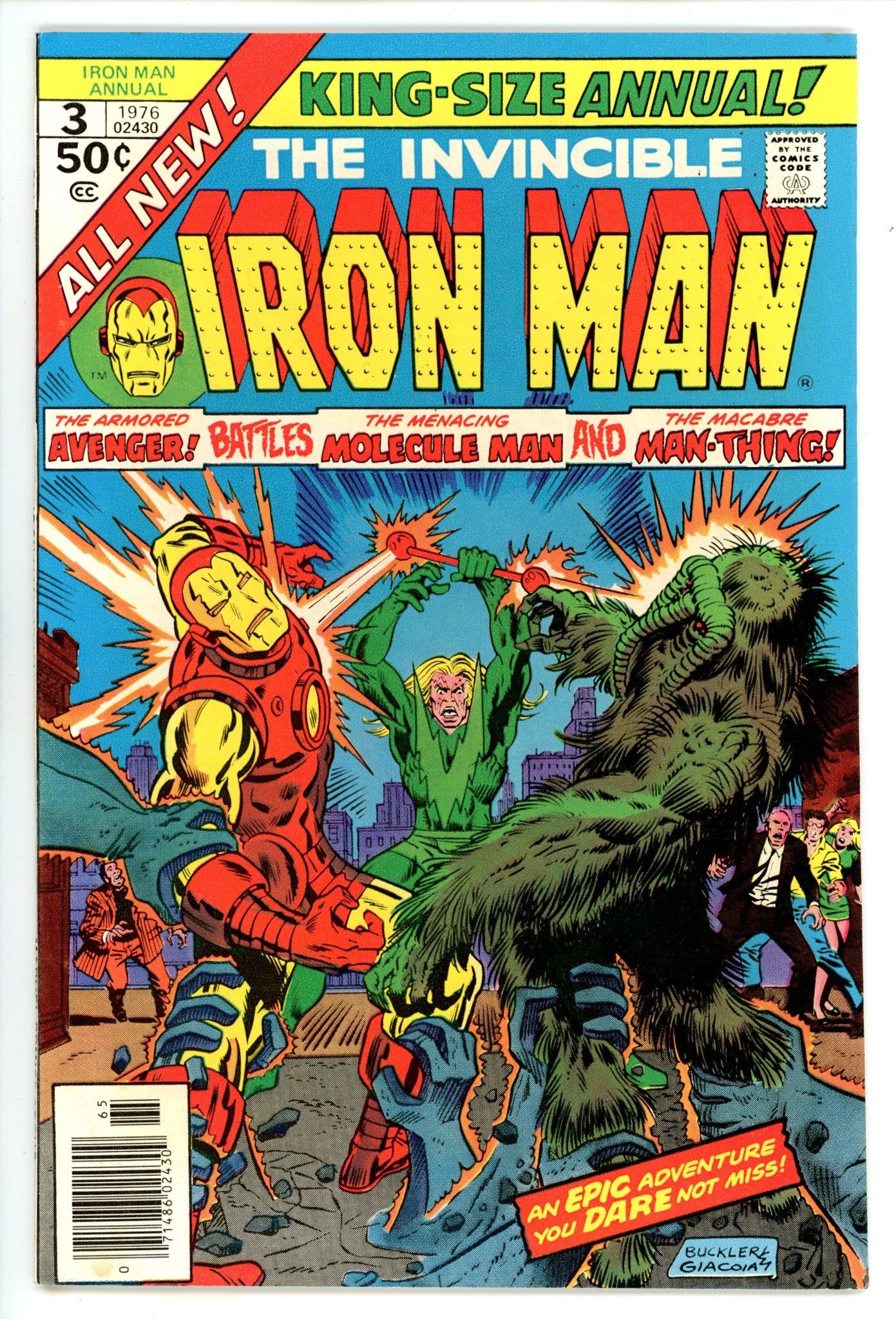 Iron Man Annual Vol 1 3 VF (8.0) (1976) 