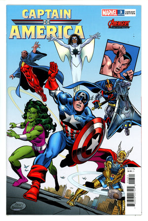 Captain America Vol 11 3 Frenz Avengers Variant (2023)