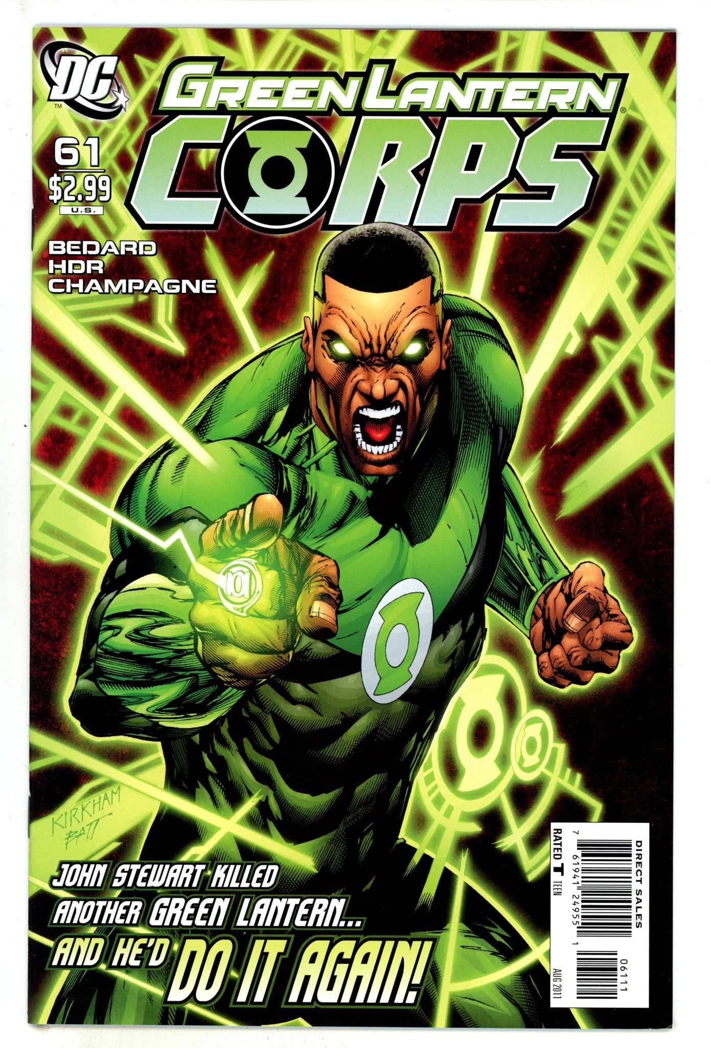 Green Lantern Corps Vol 1 61 High Grade (2011) 